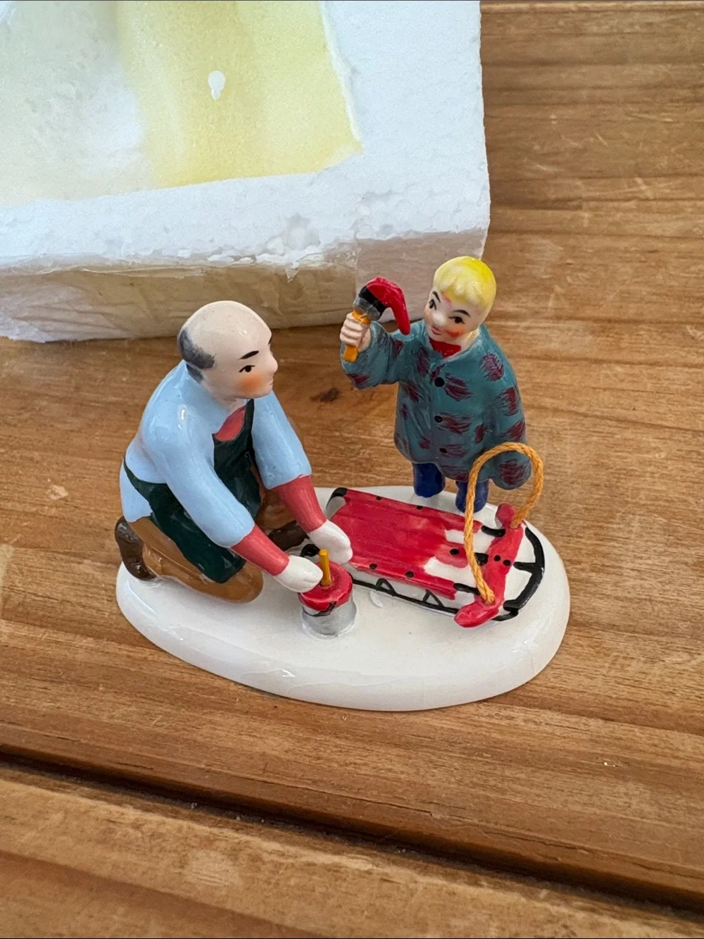 Department 56 Snow Village Grandpa's Little Helper 4025327 Collectible Figurine